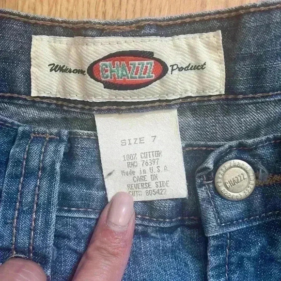 Vintage 90’s Chazzz wide leg jeans - Picture 2 of 9